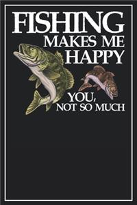 Fishing makes me happy You, not so much