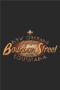 New Orleans french quarter Bourbon Street est 1718 louisiana