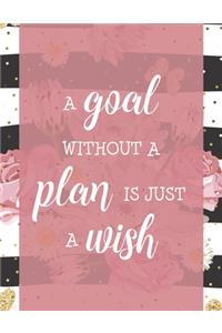 A Goal Without A Plan Is Just A Wish
