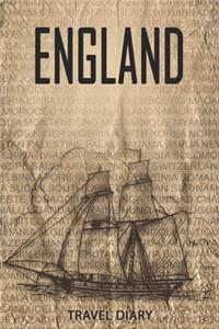 England Travel Diary: Travel and vacation diary for England. A logbook with important pre-made pages and many free sites for your travel memories. For a present, notebook