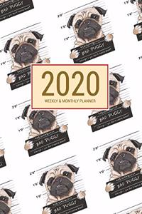 2020 Planner Weekly & Monthly 8x10 Inch