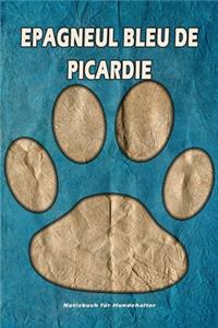Epagneul Bleu de Picardie Notizbuch für Hundehalter