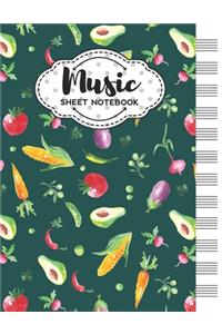 Music Sheet Notebook