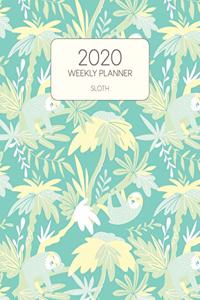 2020 Weekly Planner Sloth