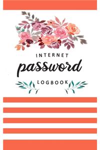 Internet Password Log Book