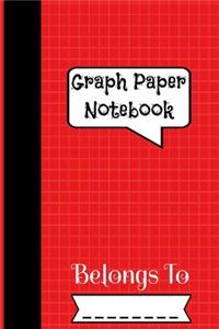 Graph Paper Notebook Belongs To