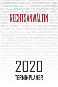 Rechtsanwältin - 2020 Terminplaner