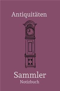 Antiquitäten Sammler Notizbuch