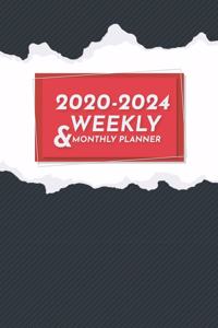 2020-2024 Weekly & Monthly Planner