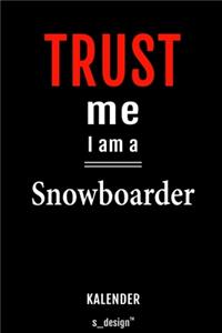 Kalender für Snowboarder