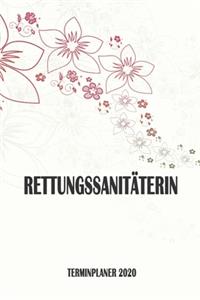 Rettungssanitäterin - Terminplaner 2020