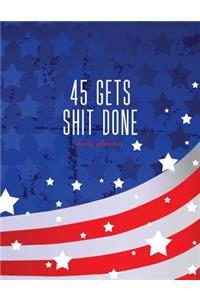 45 Gets Shit Done Daily Planner