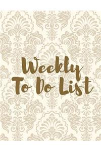 Weekly to Do List