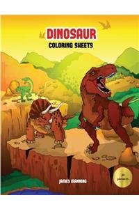 Dinosaur Coloring Sheets