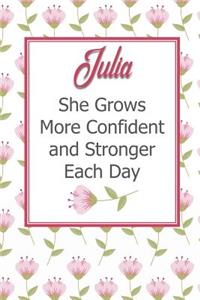 Julia She Grows More Confident and Stronger Each Day