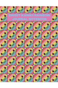 Sweet Kawaii Rainbow Journal Notebook