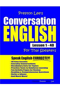 Preston Lee's Conversation English For Thai Speakers Lesson 1 - 40