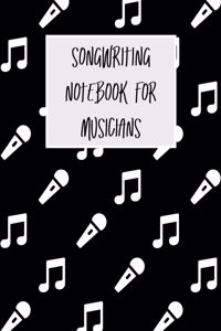 Songwriting Notebook for Musicians