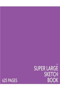 Lilac Super Large Sketchbook: Big Softcover Sketchbook, 625 Pages, Giant Sketchbook, Large Sketchbook for Drawing