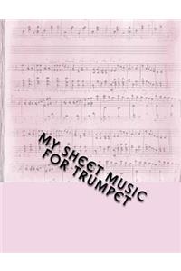 My Sheet Music for Trumpet