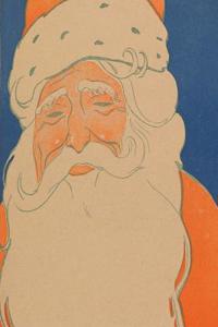 Vintage Santa Claus Face Christmas Journal