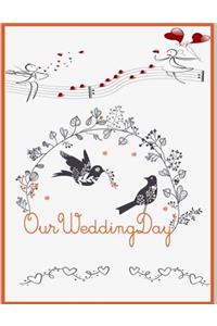 Our Wedding day ( Save the date Blank Journal, DIY Photo Album)