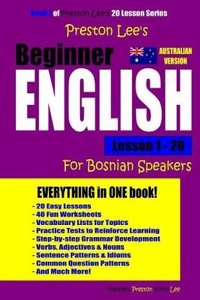 Preston Lee's Beginner English Lesson 1 - 20 for Bosnian Speakers (Australian)