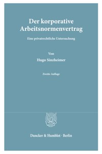 Der Kooperative Arbeitsnormenvertrag