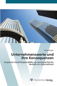 Unternehmenswerte und ihre Konsequenzen