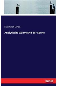Analytische Geometrie der Ebene