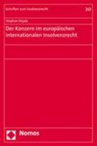 Der Konzern Im Europaischen Internationalen Insolvenzrecht