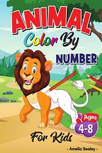 Animal Color by Number Activity Book for Kids: Color by Numbers Book for Kids, Cute Animals Coloring Book for Kids