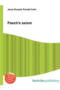 Pasch's Axiom