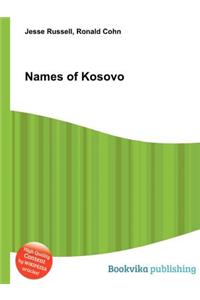Names of Kosovo