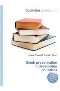 Book Preservation in Developing Countries