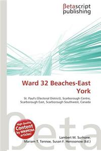 Ward 32 Beaches-East York