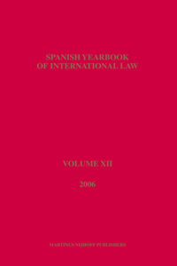 Spanish Yearbook of International Law, 2006 (12)