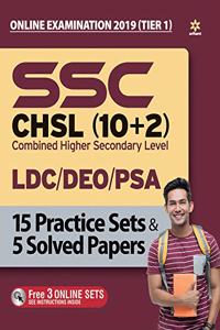 SSC CHSL Combined Higher Secondary Level 15 Practice Sets & Solved Papers 2019