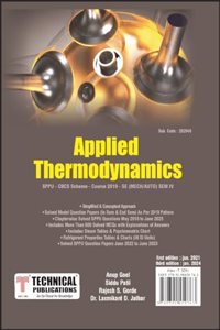 Applied Thermodynamics for SPPU 19 Course (SE - IV - MECH. - 202048)