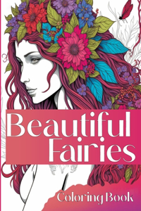 Beautiful Fairies Coloring Book