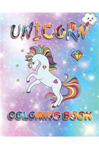 Unicorn Coloring Book.