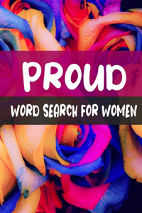 Proud Word Search For Women