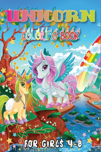 Unicorn Coloring Book for Girls 4-8