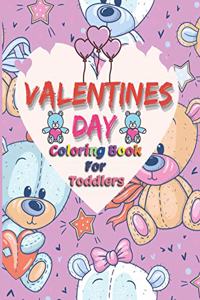 Valentines Day Coloring Book For Toddlers