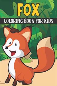 Fox Coloring Book For Kids