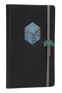 Minecraft: Diamond Ore Journal with Charm