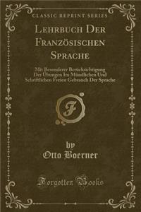 Lehrbuch Der Französischen Sprache