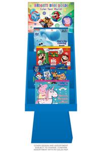 Licensed Big Coloring Book 24-Copy Multiformat Display Spring 2021