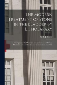 Modern Treatment of Stone in the Bladder by Litholapaxy