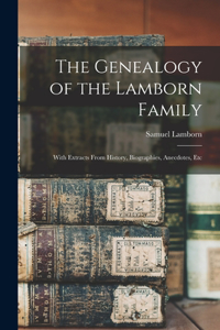 Genealogy of the Lamborn Family